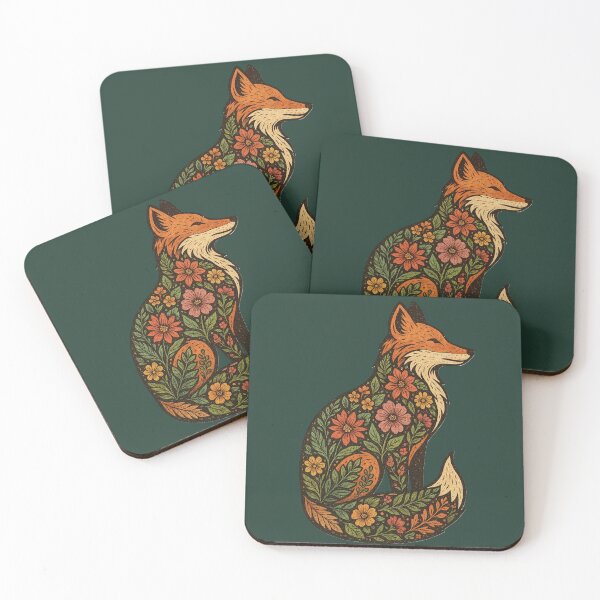 Item preview, Floral Fox Vintage Nature Art Shirt designed and sold by Negisandeep studio.