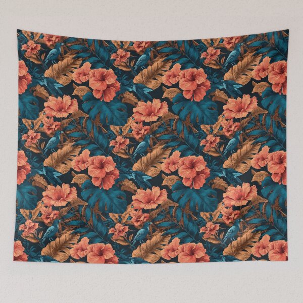 Item preview, Beautiful Tropical Flower Print  - Flower Garden Pattern  - Gifts For Guys designed and sold by RoyalStarsPatts.