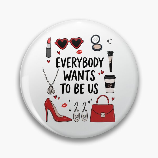 Item preview, Everybody Wants To Be Us Glam Girl Aesthetic designed and sold by FreshVibe Prints.
