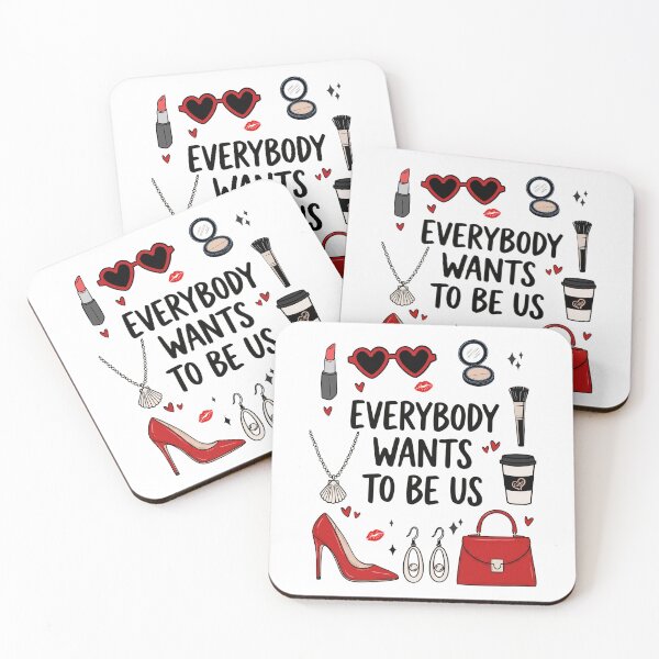 Item preview, Everybody Wants To Be Us Glam Girl Aesthetic designed and sold by FreshVibe Prints.