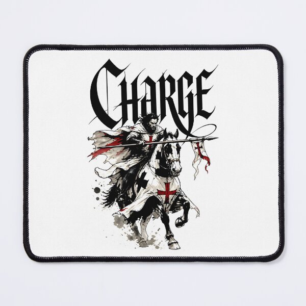 Item preview, Templar Cavalry Charge - Streetwear designed and sold by Dhenin Studio.