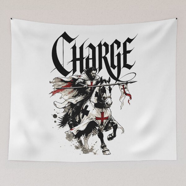 Item preview, Templar Cavalry Charge - Streetwear  designed and sold by Dhenin Studio.