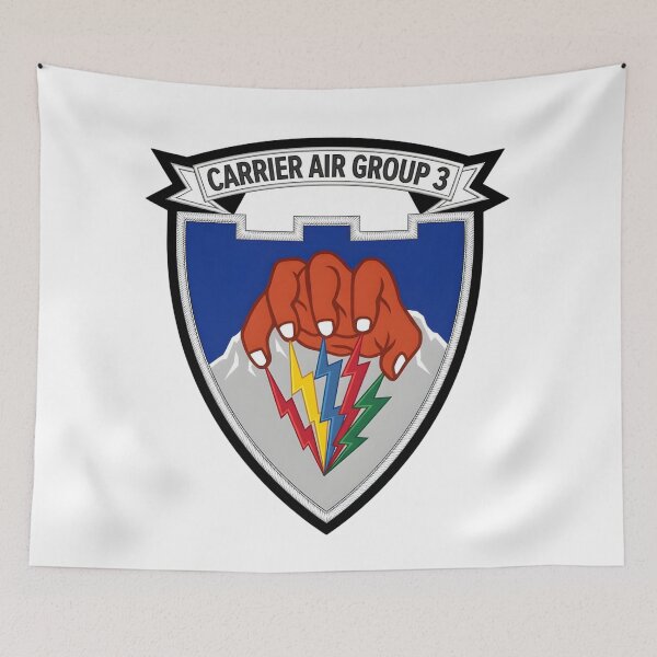 Item preview, Carrier Air Group 3 (CVG-3) Historical Command Insignia designed and sold by CharlieDesings.