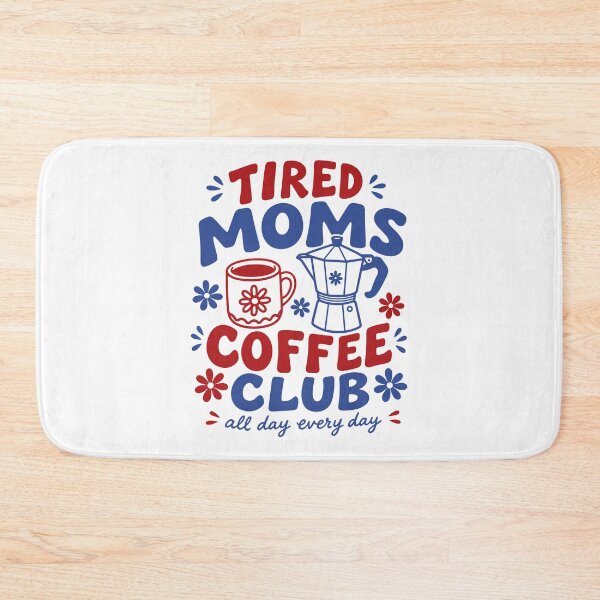 Item preview, Tired Moms Coffee Club Retro Motherhood designed and sold by gunaone-design.
