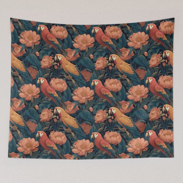 Item preview, Flourishing Tropical Floral  - Flower Garden Pattern  - Anniversary Gifts For Husband designed and sold by RoyalStarsPatts.