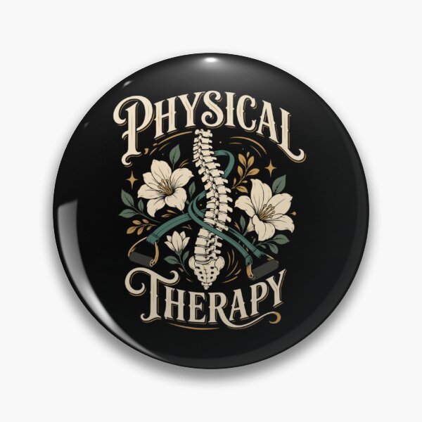Item preview, Physical Therapy Spine Floral Chiropractic Health And Wellness Recovery Art designed and sold by River Silva.