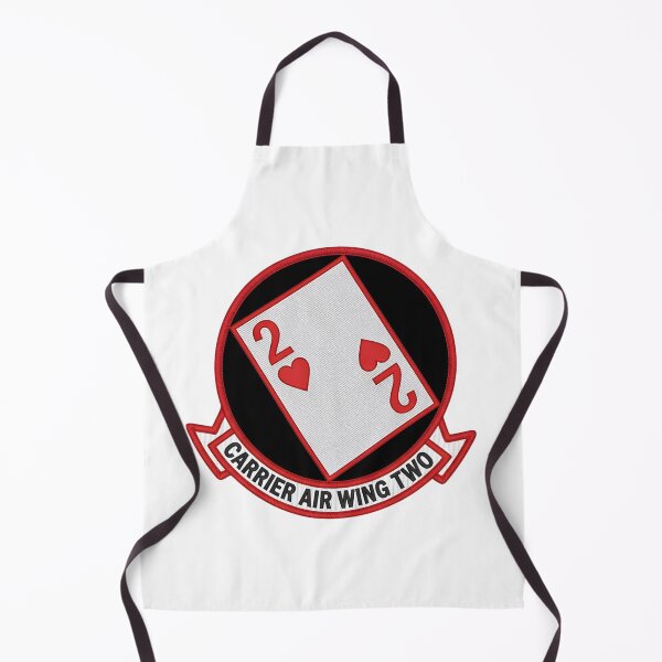 Item preview, Carrier Air Wing Two (CVW-2) "Two of Hearts" Command Insignia designed and sold by CharlieDesings.