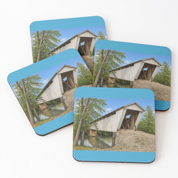 Item preview, Switzer Covered Bridge July 2021 designed and sold by gotucoveredart.
