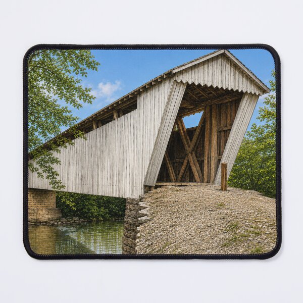 Item preview, Switzer Covered Bridge July 2021 designed and sold by gotucoveredart.
