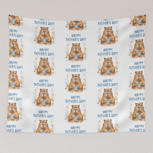 Item preview, Happy Father's Day, Capybara designed and sold by Roy & Tiffany.