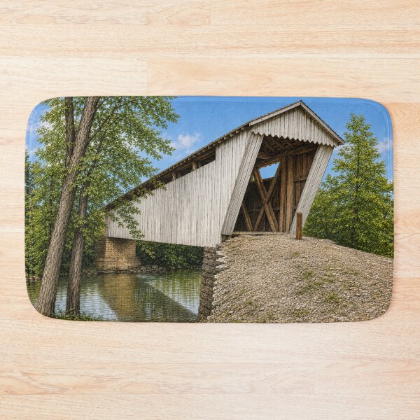 Item preview, Switzer Covered Bridge July 2021 designed and sold by gotucoveredart.