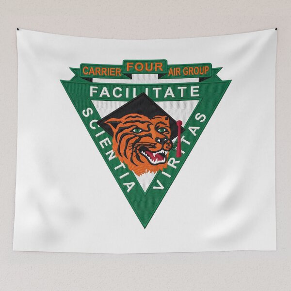 Item preview, Carrier Air Group Four (CVG-4) "The Educators" Historical Insignia designed and sold by CharlieDesings.