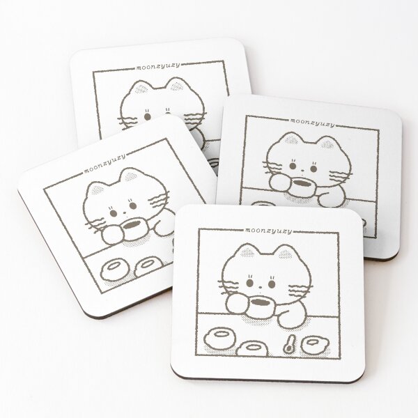 Item preview, Moonzyuzy Coffee Cat designed and sold by cozydaily.