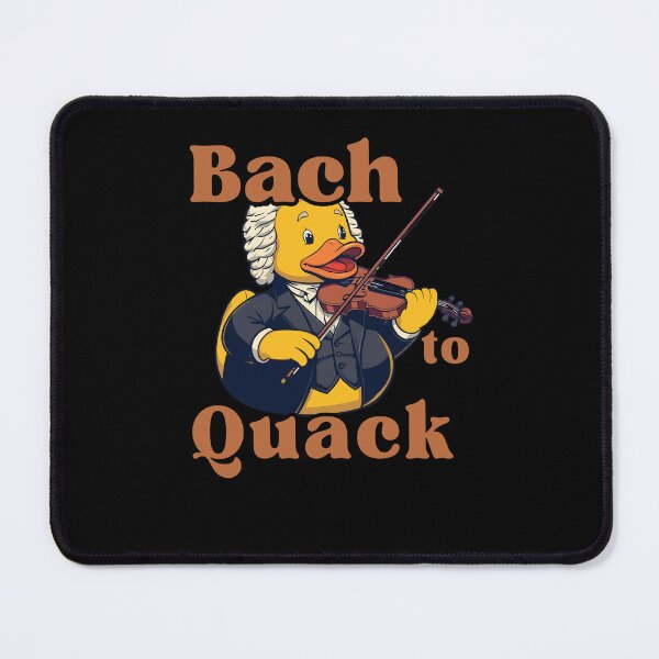 Item preview, Classical Duck – Bach to Quack Funny Violin Rubber Duck designed and sold by RubberQuack.