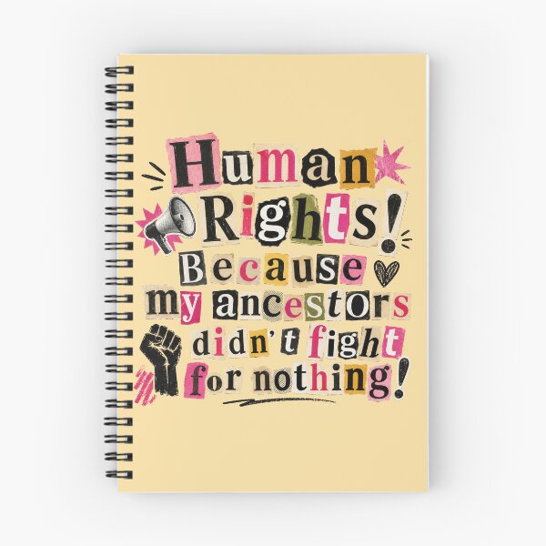 Item preview, Human Rights Because My Ancestors Didn’t Fight for Nothing – Powerful Activist Graphic Design designed and sold by TheStephanieRome.
