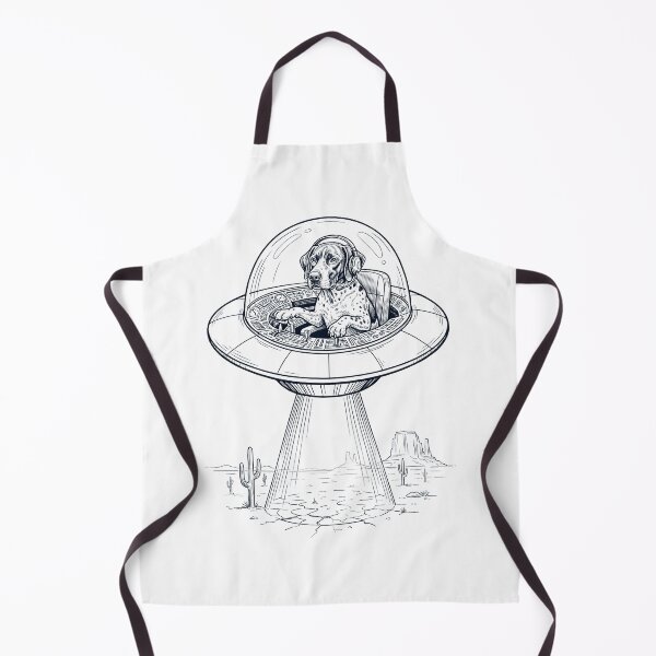 Item preview, Vintage German Shorthaired Pointer Riding UFO Dog Mom Dad Lover designed and sold by DoodleTortle.