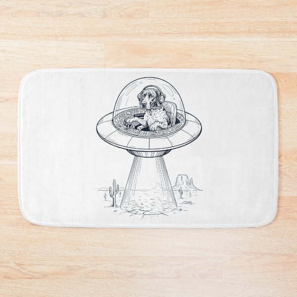 Item preview, Vintage German Shorthaired Pointer Riding UFO Dog Mom Dad Lover designed and sold by DoodleTortle.