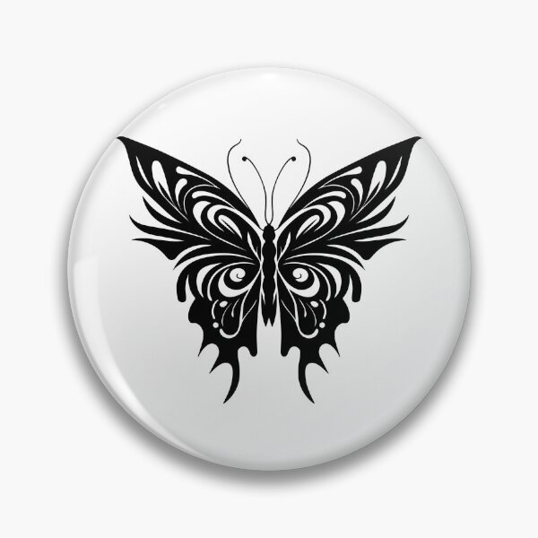 Item preview, Butterfly Abstract Dark Minimalist Pattern designed and sold by TerryCoreCraft.