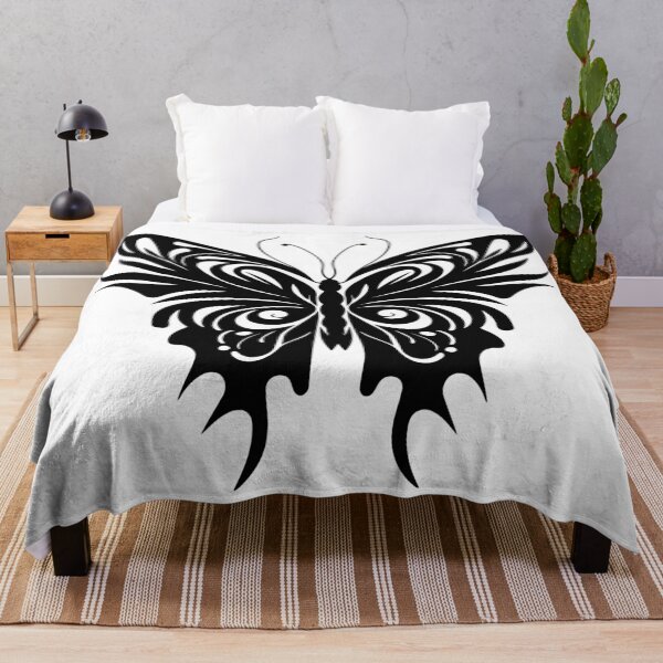 Item preview, Butterfly Abstract Dark Minimalist Pattern designed and sold by TerryCoreCraft.