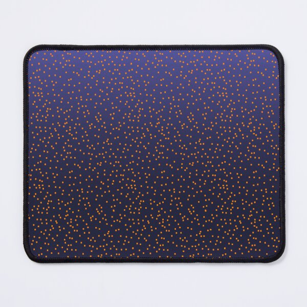 Item preview, Blue Ombre with Orange Glitter Horizontal designed and sold by Art in My Loft.