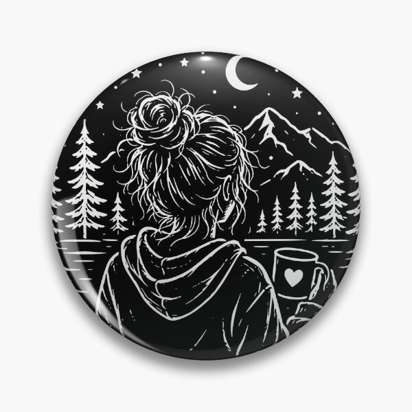 Item preview, Camping Hair Don’t Care Messy Bun Outdoor Camping Graphic designed and sold by American Spirit.