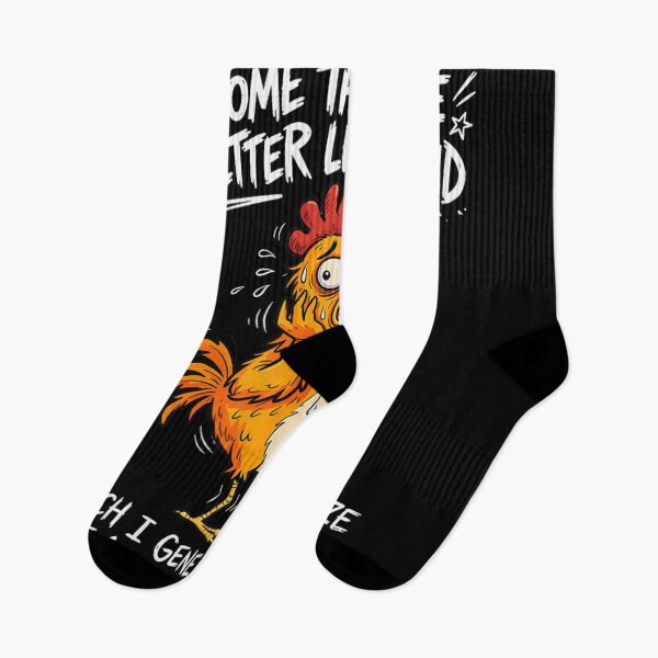 Item preview, Funny Panic Chicken Some Things Are Better Left Unsaid Sarcastic Social Anxiety designed and sold by Phil Ben.