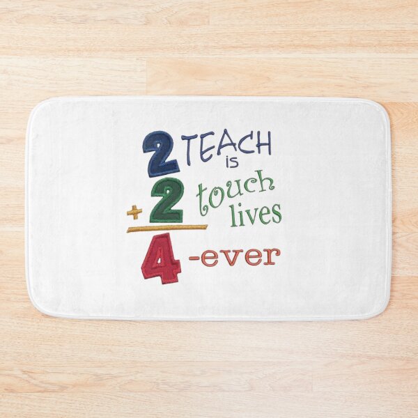 Item preview, To Teach Is To Touch Lives Forever - Math Pun Teacher Design designed and sold by Sashka-.