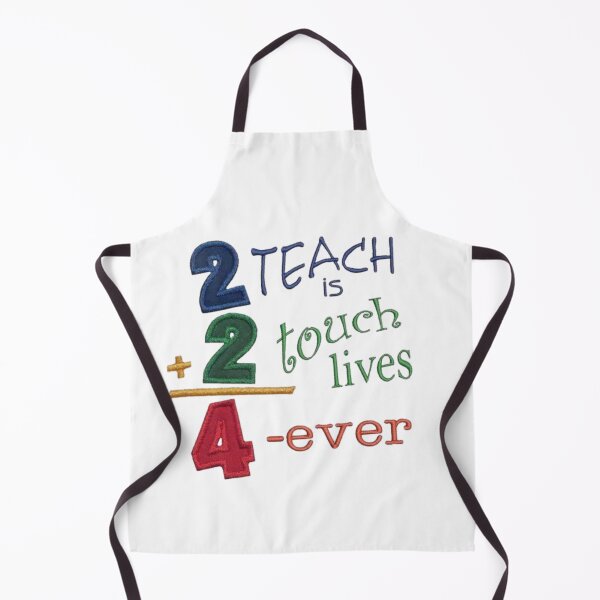 Item preview, To Teach Is To Touch Lives Forever - Math Pun Teacher Design designed and sold by Sashka-.