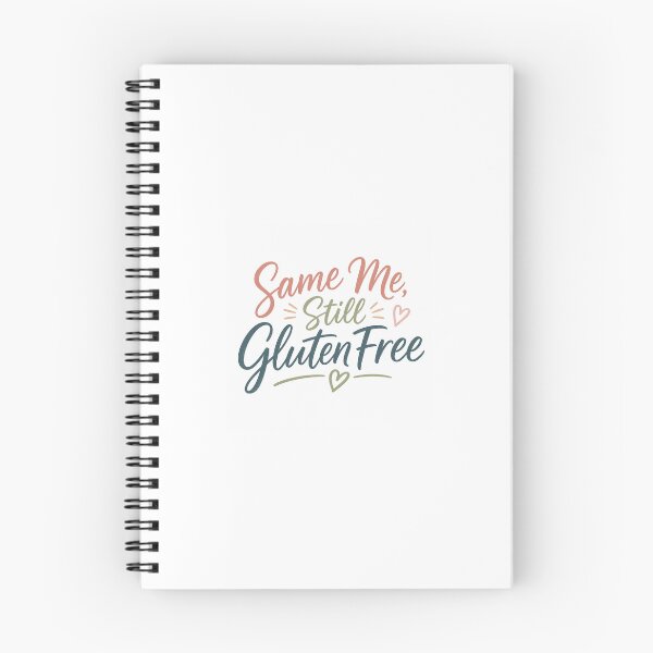 Item preview, Same Me Still Gluten Free – Cute Pastel Coeliac Quote Minimal Typography Heart Design designed and sold by My Gluten Free Life UK.