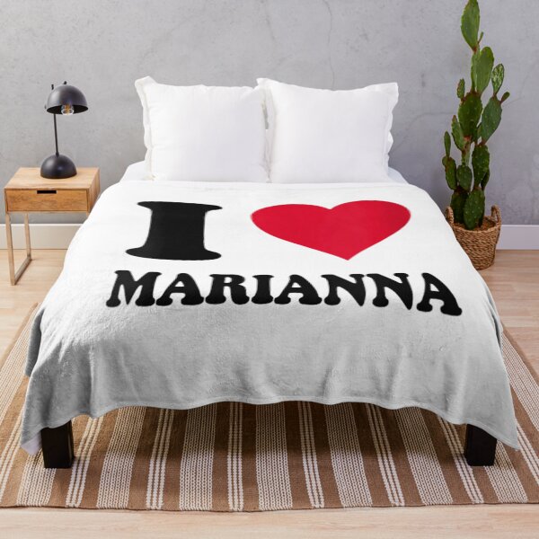 Item preview, I Love Marianna Red Heart Custom Name Personalized Gift for Women Girls designed and sold by Phil Ben.