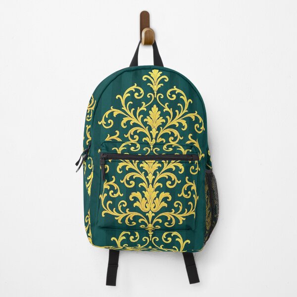 Item preview, Teal Striped Gold Baroque designed and sold by DesignsByPrnces.