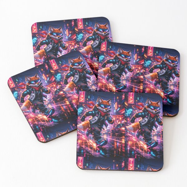 Item preview, Neon Dash: Cyber Fox in Neo Tokyo designed and sold by Neo Tokio.