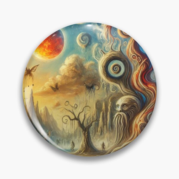 Artikelvorschau, Surreal Desert Vision im Salvador Dali Style mit cosmic Elements und mystischer Dream Energy entworfen und verkauft von FotoworldEdel.