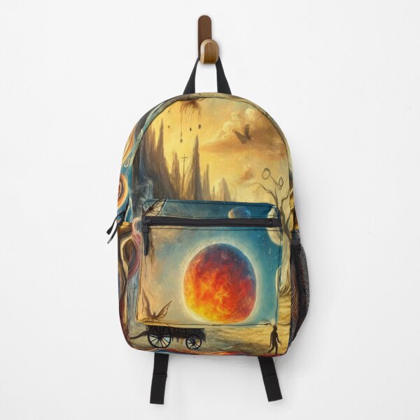 Item preview, Surreal Desert Vision in Salvador Dali style with cosmic elements and mystical dream energy designed and sold by FotoworldEdel.