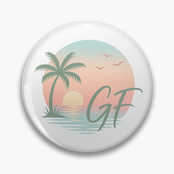 Item preview, GF Pastel Beach Logo – Cute Summer Coastal Gluten Free Aesthetic Minimal Design designed and sold by My Gluten Free Life UK.