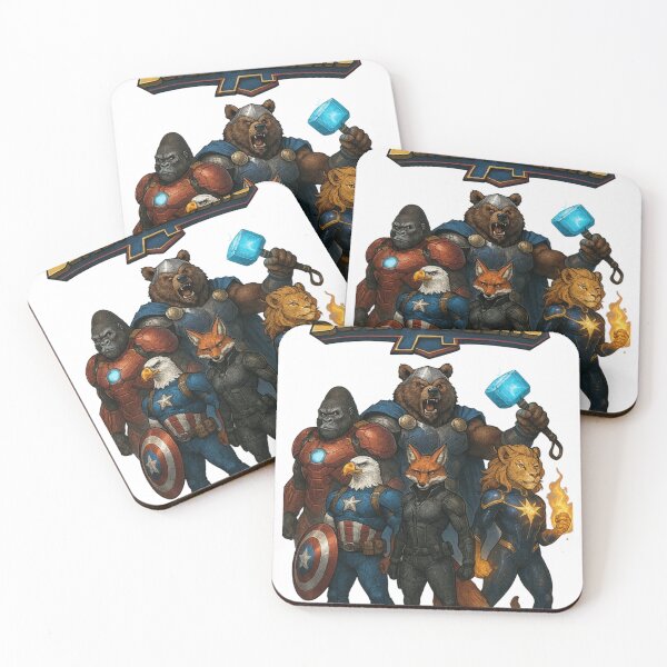 Item preview, Beastvengers – Epic Animal Superhero Team designed and sold by Sweet Dreams & Fantasia.