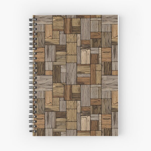 Item preview, Rustic Wood Block Mosaic Pattern Texture designed and sold by NicolasGlowArt.