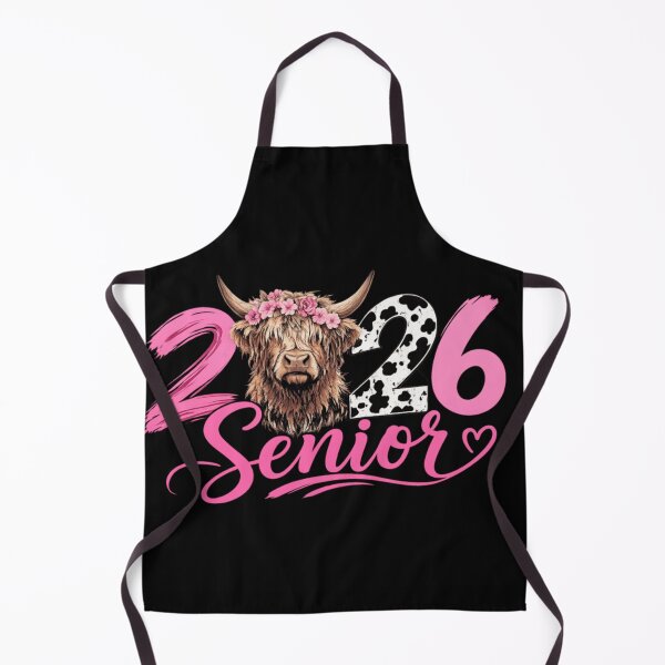 Item preview, Class of 2026 Senior Graduation Highland Cow Pink Floral Crown Aesthetic Design designed and sold by Taniyah Gomes.