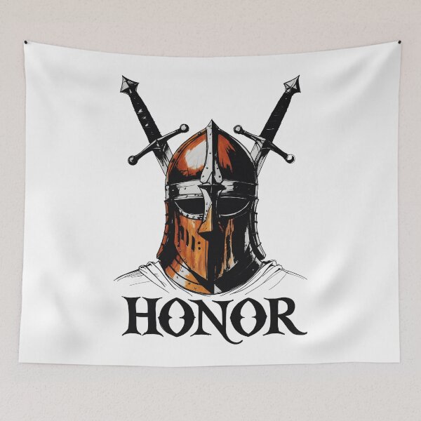 Item preview, Knightly Honor Great Helm - Streetwear  designed and sold by Dhenin Studio.