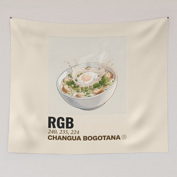 Item preview, Changua Pop Art — Colombian Breakfast Soup | Vibrant Capital City Breakfast designed and sold by ColombianaShop.