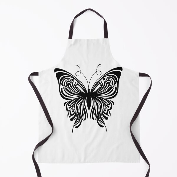 Item preview, Butterfly Abstract Black Minimalist Pattern designed and sold by TerryCoreCraft.