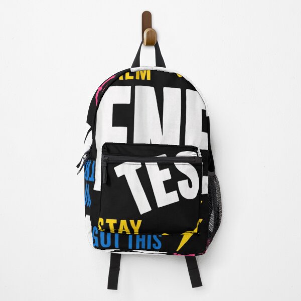 Item preview, Positive Test Day Energy Stay Calm Focus Mode Motivational School Exam Quote designed and sold by Taniyah Gomes.