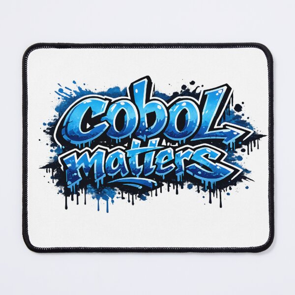 Item preview, COBOL Matters Graffiti Legacy Code Programmer designed and sold by Nerd Romance Café.