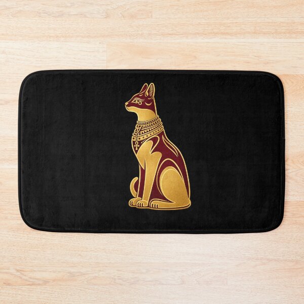Item preview,  Golden Bastet Cat Ancient Egyptian inspired design  designed and sold by TeoraMotif Studio.