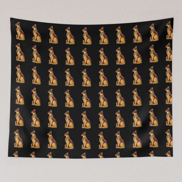 Item preview,  Golden Bastet Cat Ancient Egyptian inspired design  designed and sold by TeoraMotif Studio.