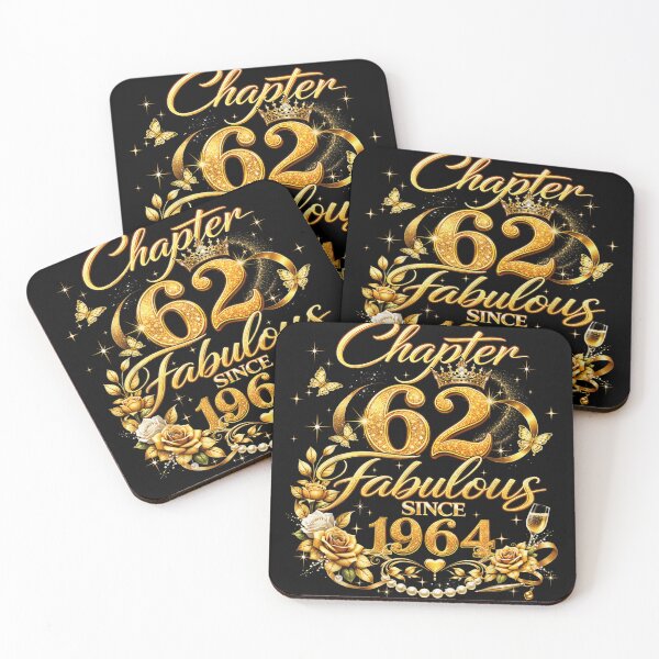 Item preview, Chapter 62 Fabulous Since 1964 Luxury Gold Butterfly 62nd Birthday Party Celebration designed and sold by Taniyah Gomes.