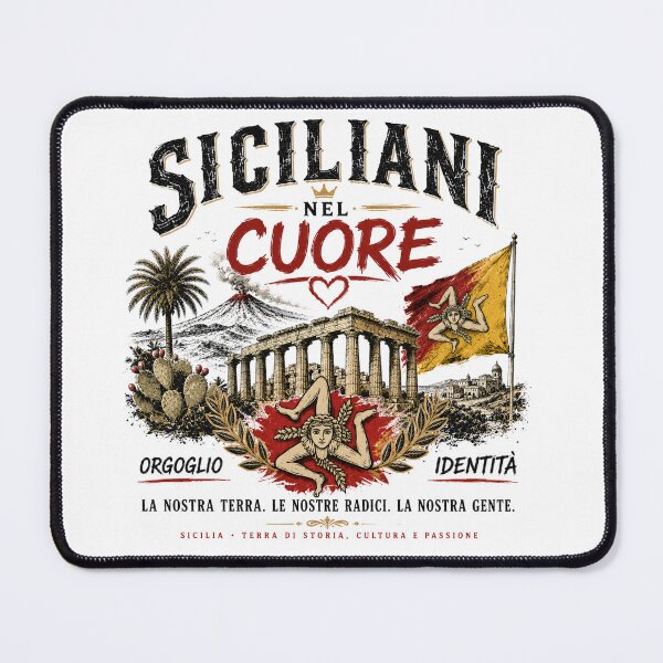 Item preview, Siciliani nel Cuore – Sicilian Pride Vintage Design designed and sold by AURA SICULA.