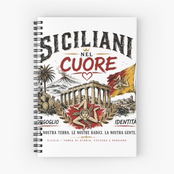 Item preview, Siciliani nel Cuore – Sicilian Pride Vintage Design designed and sold by AURA SICULA.