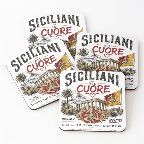Item preview, Siciliani nel Cuore – Sicilian Pride Vintage Design designed and sold by AURA SICULA.
