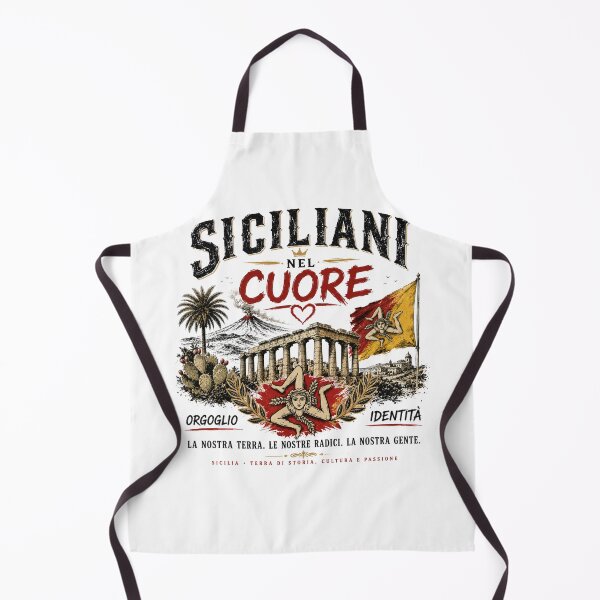 Item preview, Siciliani nel Cuore – Sicilian Pride Vintage Design designed and sold by AURA SICULA.